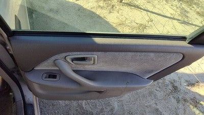 97-99 Toyota Camry Passenger Right Rear Door Trim Panel With Switches Back Tan