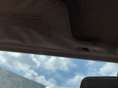 1991 Isuzu Pup Driver Left Sun Visor Oem Gray