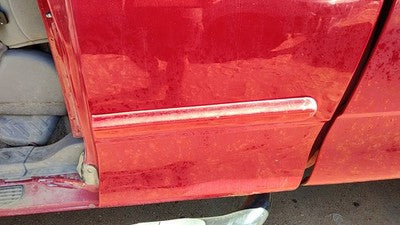 99-04 Ford F150 Driver Left Rear Moulding From Door Oem Back Trim Strip Red E4
