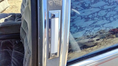 1985 Mercury Grand Marquis Driver Left Rear Side Marker With Chrome Trim