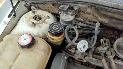 2000 01 Focus Station Wagon Power Steering Fluid Remote Reservoir Tank 2.0L Dohc