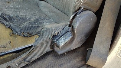 1996 Isuzu Npr Driver Left Side Seat Trim Panel Oem Gray