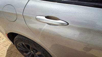15-17 200 Passenger Right Rear Outside Door Handle Back Billet Silver Psc