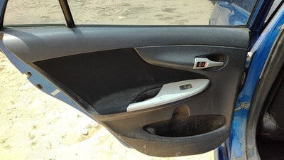 09 10 Corolla Driver Left Rear Inside Door Trim Panel Wth Switches Back Charcoal