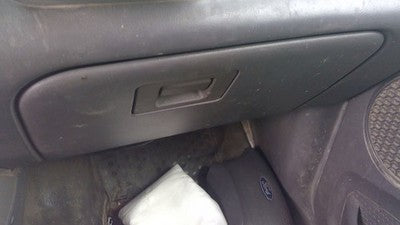 01-02 Ford Explorer Sport Trac Glove Box Assembly Complete Door With Latch Gray