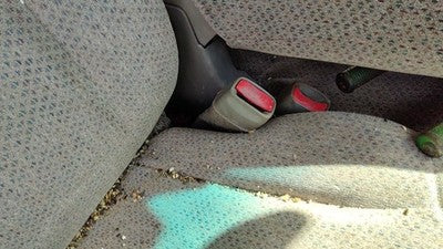 99 Silverado 1500 Passenger Right Front Seat Belt Buckle Receiver Oem Gray 92D