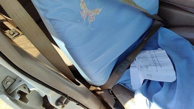 1993 Ford Explorer Passenger Right Front Seat Belt Retractor Oem Shoulder Tan
