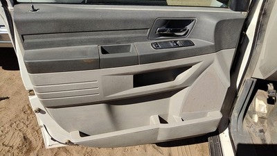 08-09 Grand Caravan Driver Left Front Door Trim Panel With Master Switch Gray Ds