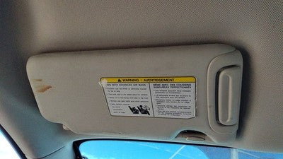 2014-2015 Nissan Versa Note Driver Left Sun Visor Oem Charcoal G 964013Wc1a
