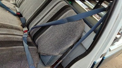 1991 Chevy Silverado 1500 Driver Left Front Seat Belt Retractor Shoulder Blue