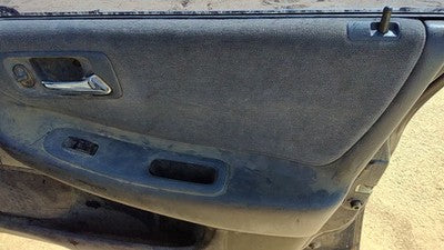 1999-2000 Honda Accord Passenger Right Front Door Trim Panel With Switches Gray