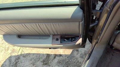 1997-2003 Buick Park Ave Driver Left Rear Door Trim Panel With Switches Back Tan