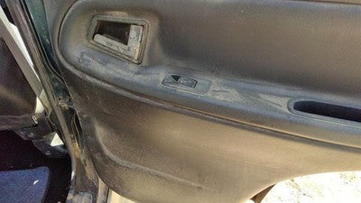97 Suzuki Sidekick Passenger Right Rear Door Trim Panel With Switches Back Gray