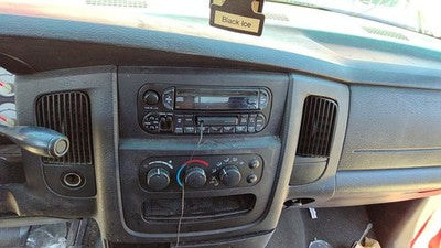 2004 2005 Dodge Ram 1500 Trim Bezel Around Radio Surround Dash Panel Oem Black