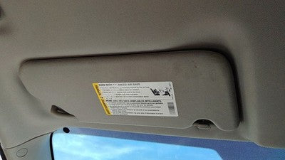 2006-2016 Chevy Impala Driver Left Sun Visor Oem Ebony 19C 15297352