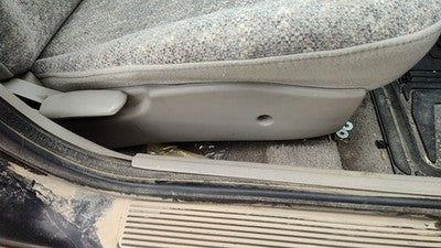 Saturn Sl1 Passenger Right Side Seat Trim Panel Oem Gray