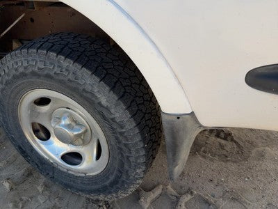 1997-2004 Ford F150 Driver Left Rear Wheel Flare Moulding Oem Back White Yz