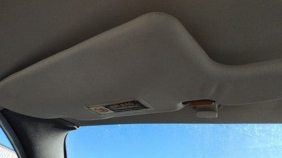 1997 Ford Aspire Driver Left Sun Visor Oem Gray
