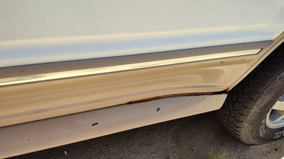 1993 Ford Explorer Driver Left Rear Moulding From Door Oem Back Trim Strip White