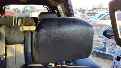 07-08 Ford Expedition Driver Left Front Head Rest Leather Seat 1W Black/Camel