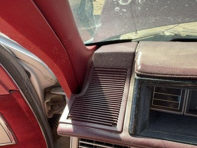 1986-1988 Olds 88 Driver Left Upper Dash Speaker Grille Oem Red 25532007