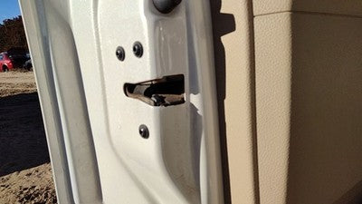 2007-2009 Lincoln Navigator Driver Left Front Door Latch With Rods/Cables Oem
