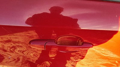 07-10 Chevy Cobalt Passenger Right Rear Outside Door Handle Back 74U Victory Red