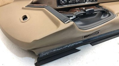 92 Buick Park Ave Ultra Driver Left Front Door Trim Panel With Master Switch Tan