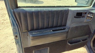 1994 Chevy S10 Blazer Driver Left Front Door Trim Panel With Master Switch Black