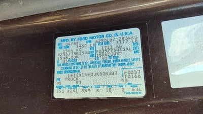 1988-1993 Ford F150 Driver Left Exhaust Manifold Assembly Oem 5.8L At 4X4