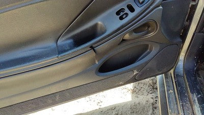 01-04 Ford Mustang Driver Left Front Door Trim Panel With Master Switch Black 9W