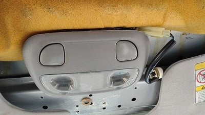 2002-2004 Subaru Legacy Center Overhead Console Dome Light Map Lamp Cubby Gray