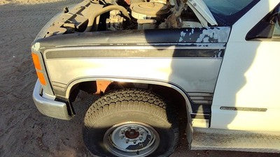1988-2000 Gmc Sierra 2500 Driver Left Front Fender Oem White 15029229
