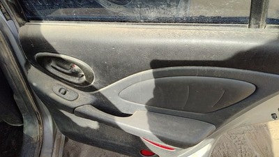 03-04 Bonneville Passenger Right Rear Door Trim Panel With Switches Back Pewter