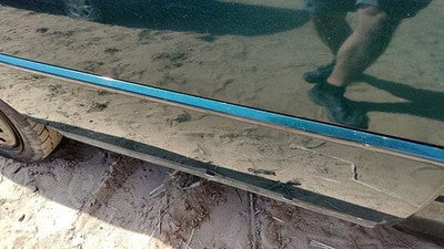 98-04 Cadillac Seville Passenger Right Rear Moulding From Door Back Trim Green