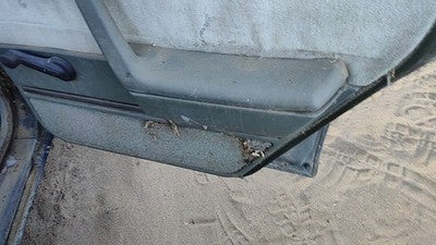 1985 Pontiac 6000 Passenger Right Rear Door Trim Panel Manual Windows Green