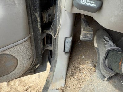1997 Chevy Silverado 1500 Driver Left Lower Kick Trim Panel Oem Gray