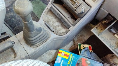 1997 Ford Aspire Shifter Trim Bezel Console Surround Panel Oem Gray