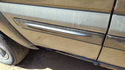 04 Liberty Passenger Right Rear Moulding From Door Oem Back Trim Strip Khaki Pjc