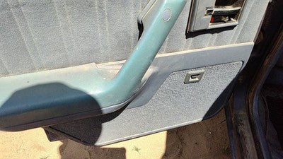 94 Cutlass Ciera Driver Left Rear Inside Door Trim Panel With Switches Back Blue