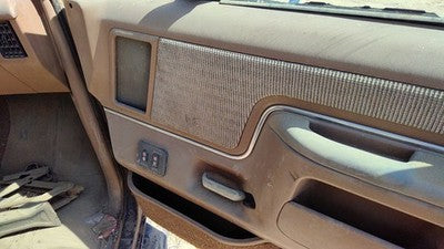 1988 Ford F150 Passenger Right Front Inside Door Trim Panel With Switches Tan