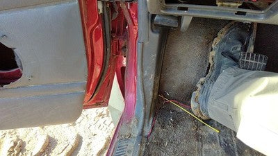 1996 Nissan Hardbody Driver Left Lower Kick Trim Panel Oem Gray