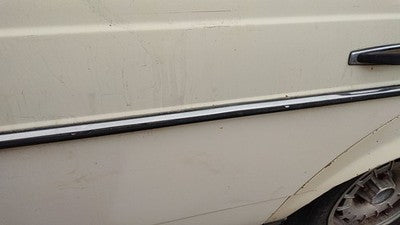 1980 Mercedes 300Td Driver Left Rear Upper Moulding From Door Back Trim Strip