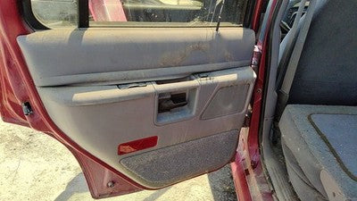 1994 Ford Explorer Driver Left Rear Door Trim Panel With Switches Back Gray