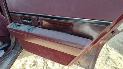 1998 Buick Lesabre Passenger Right Rear Door Trim Panel With Switches Back Red