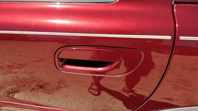 2001-2007 Volvo V70 Xc Driver Left Rear Outside Door Handle Oem Back Red 445