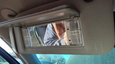 2005-2007 Cadillac Sts Driver Left Sun Visor Oem Gray 132 89023252