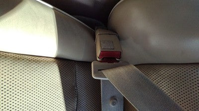 2007-2014 Lincoln Navigator Driver Left Front Seat Belt Buckle Receiver Oem Tan