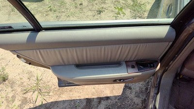 1997-2003 Buick Park Ave Driver Left Rear Door Trim Panel With Switches Back Tan