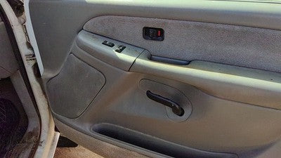 99-02 Silverado 1500 Passenger Front Door Trim Panel With Switches Gray 92D